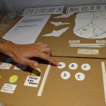 Testing the paper prototype with users